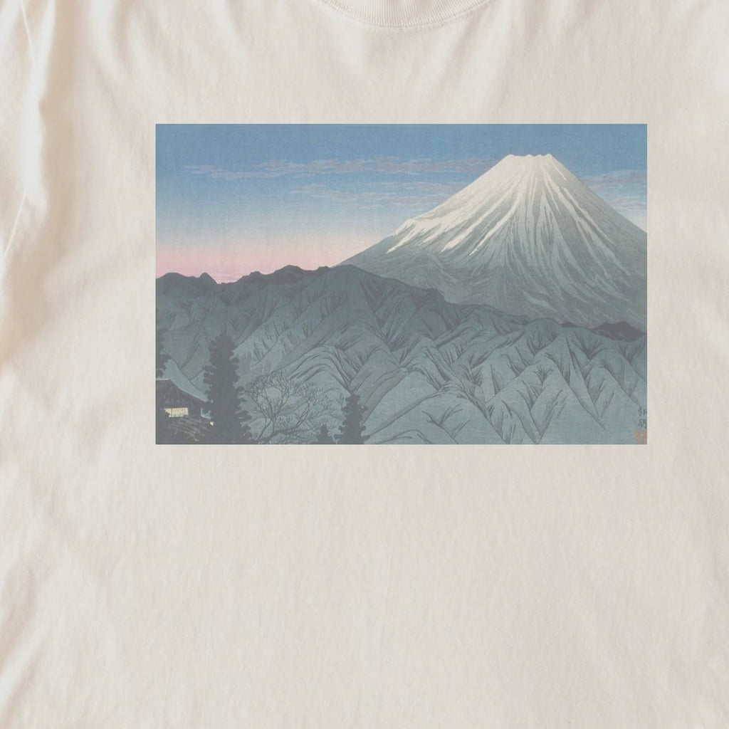 Takahashi Hiroaki (Shōtei) — Mount Fuji from Hakone (1930) Japanese Woodblock Tee