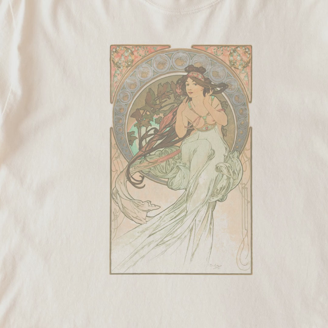 Alphonse Mucha — Music, from 'The Arts' series (1898) Vintage Art Nouveau Tee