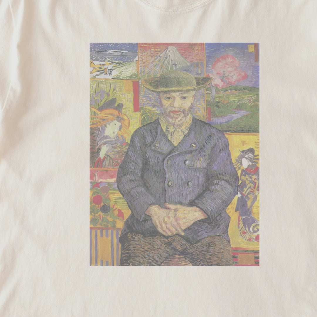 Vincent van Gogh — Portrait of Père Tanguy (1887) Post-Impressionist Fine Art Tee
