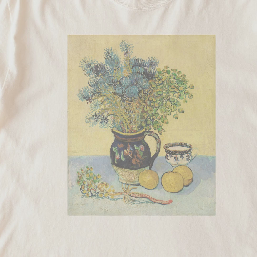 Vincent van Gogh — Still Life (Nature morte) (1888) Post-Impressionist Flowers & Lemons Tee