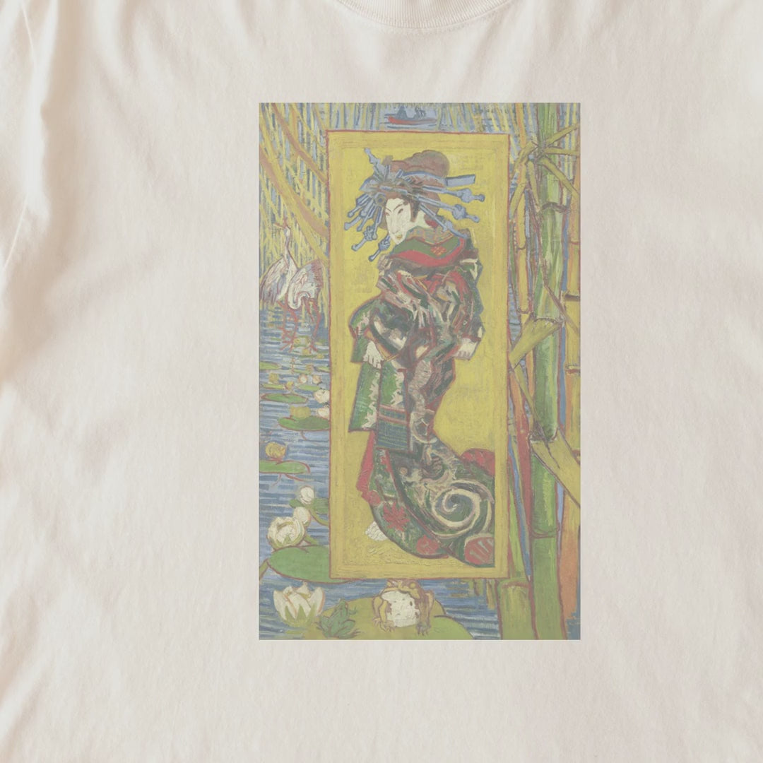 Vincent van Gogh — Courtisane (after Eisen) (1887) Japonisme Fine Art Tee