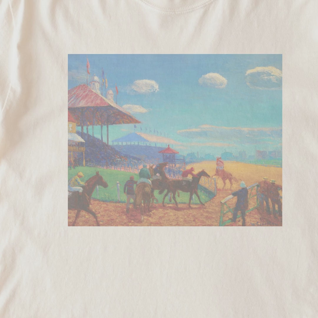 William James Glackens — Race Track (1908–1909) Vintage American Impressionism Tee