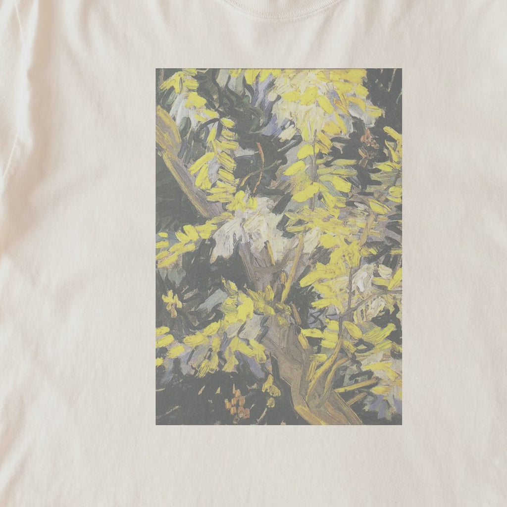 Vincent van Gogh — Blossoming Acacia Branches (1890) Post-Impressionist Floral Art Tee