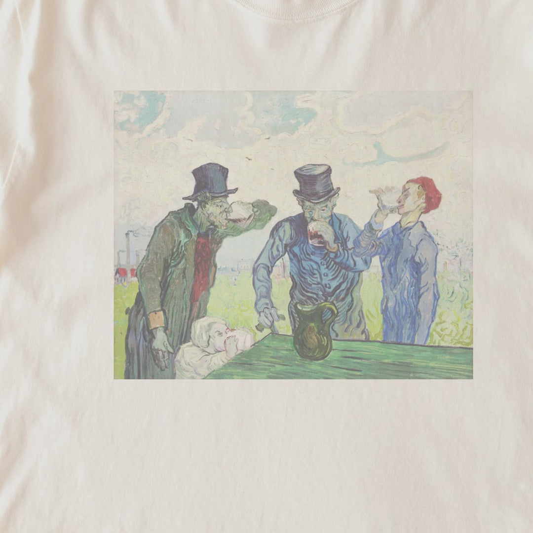 Vincent van Gogh — The Drinkers (1890) Post-Impressionist Fine Art Tee