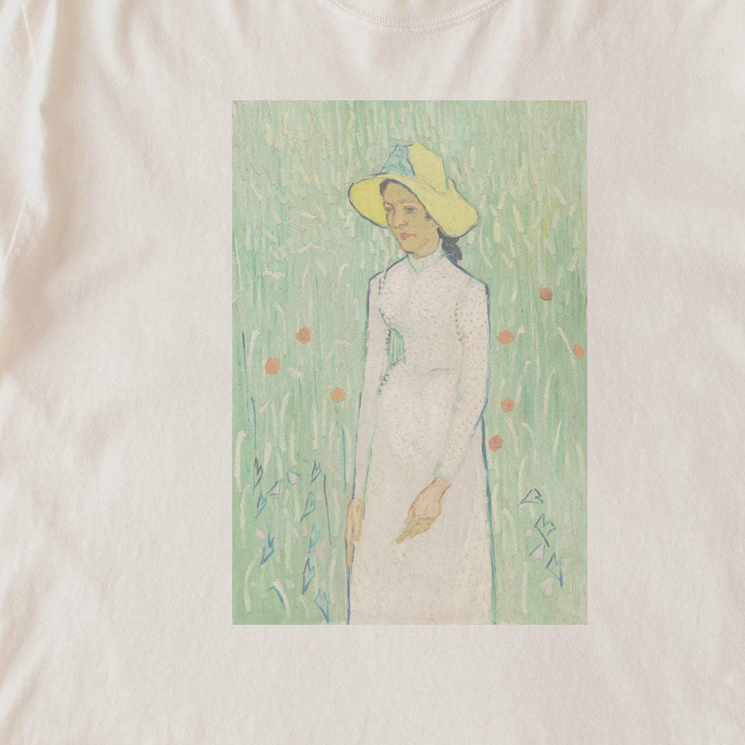Vincent van Gogh — Girl in White (1890) Post-Impressionist Portrait Tee