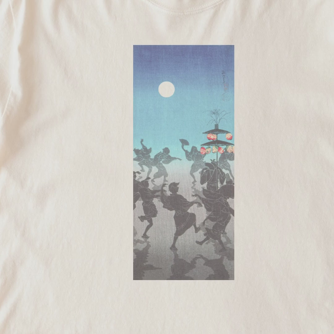 Takahashi Hiroaki (Shōtei) — Dance for Obon Festival (ca.1927–1935) Japanese Woodblock Tee