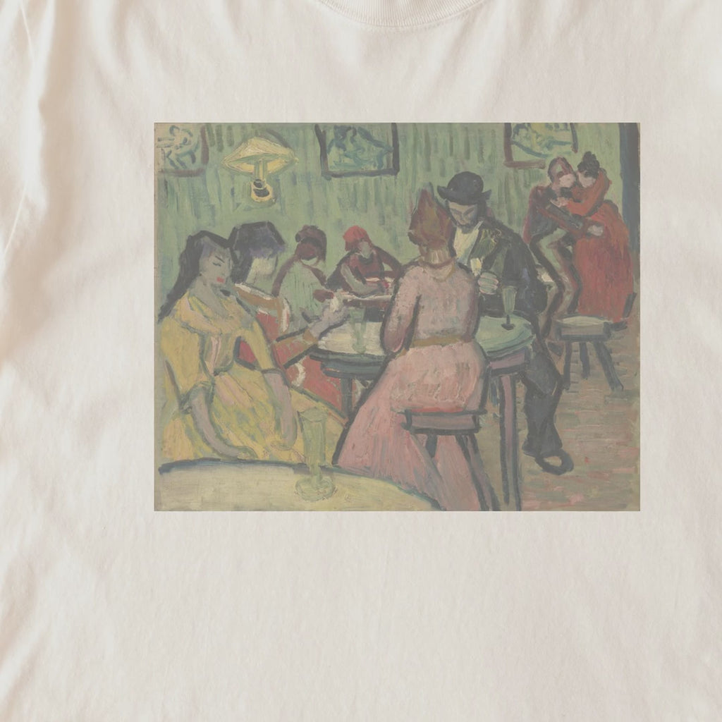 Vincent van Gogh — The Brothel (Le Lupanar) Post-Impressionist Café Interior Tee