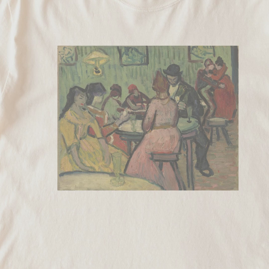 Vincent van Gogh — The Brothel (Le Lupanar) Post-Impressionist Café Interior Tee