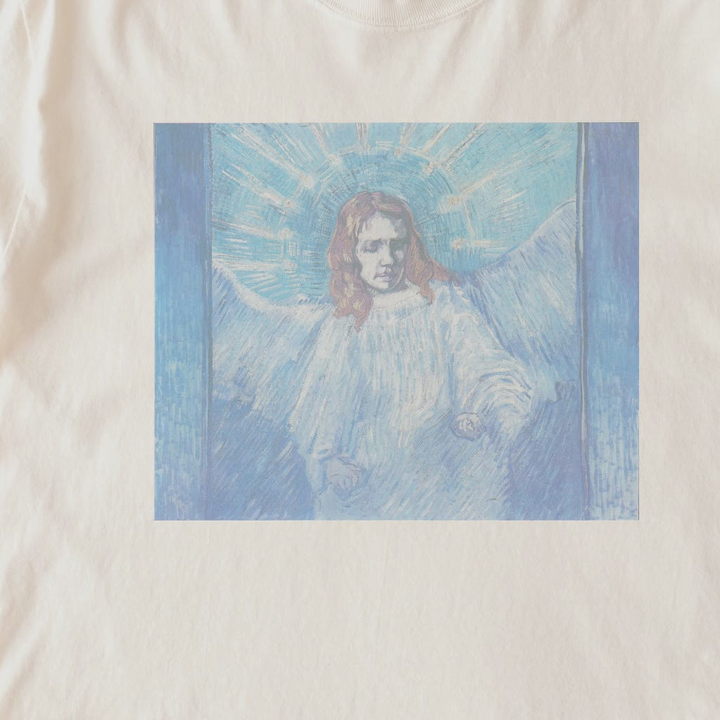 Vincent van Gogh — Half-Figure of an Angel (after Rembrandt) Post-Impressionist Art Tee