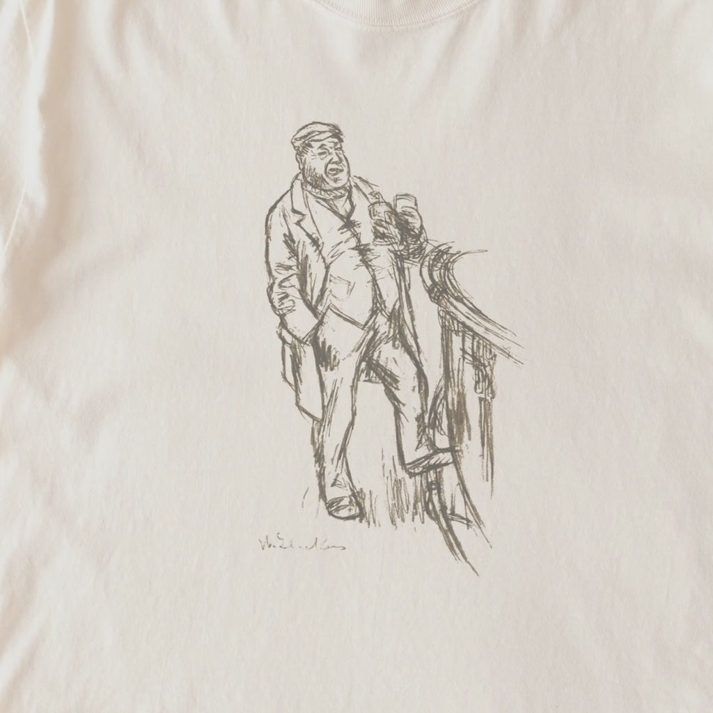 William James Glackens — 'Barbaro Fats' Vintage Figure Sketch Tee